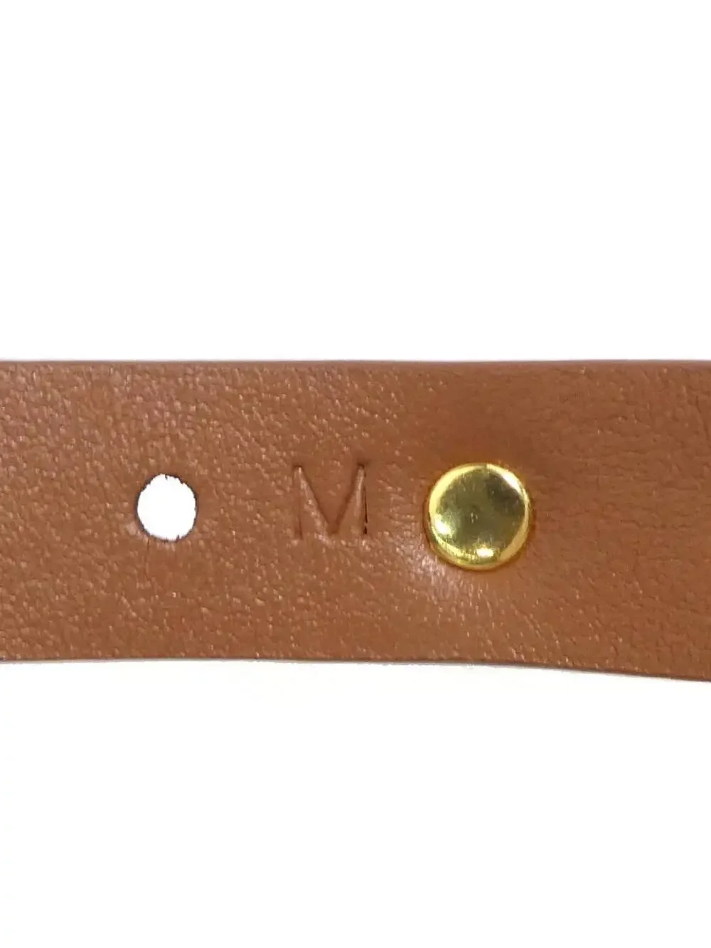 Auth Prada Bracelet Brown/Gold #303060P23B